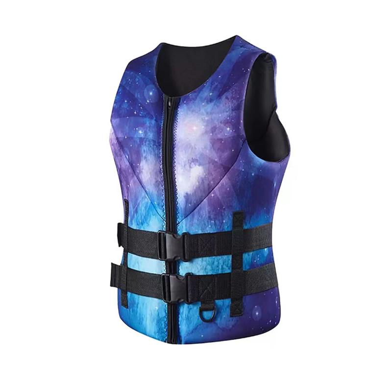 

2025 Неопреновый спасательный жилет для занятий водными видами спорта на открытом воздухе, жилет для рыбалки, плавания, серфинга, дрифтинга, каякинга, плавучий, безопасный XXXL