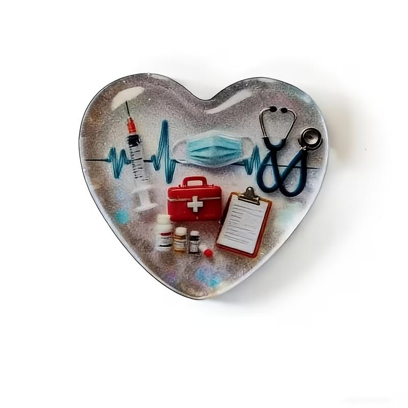 Nurse Pocket Hug Heart Ornament, Heart-Shaped Inspirational Emotional Sculpture, Hug Token. Suitable for Home Holiday Decor, Room Decor, Friend Gifts