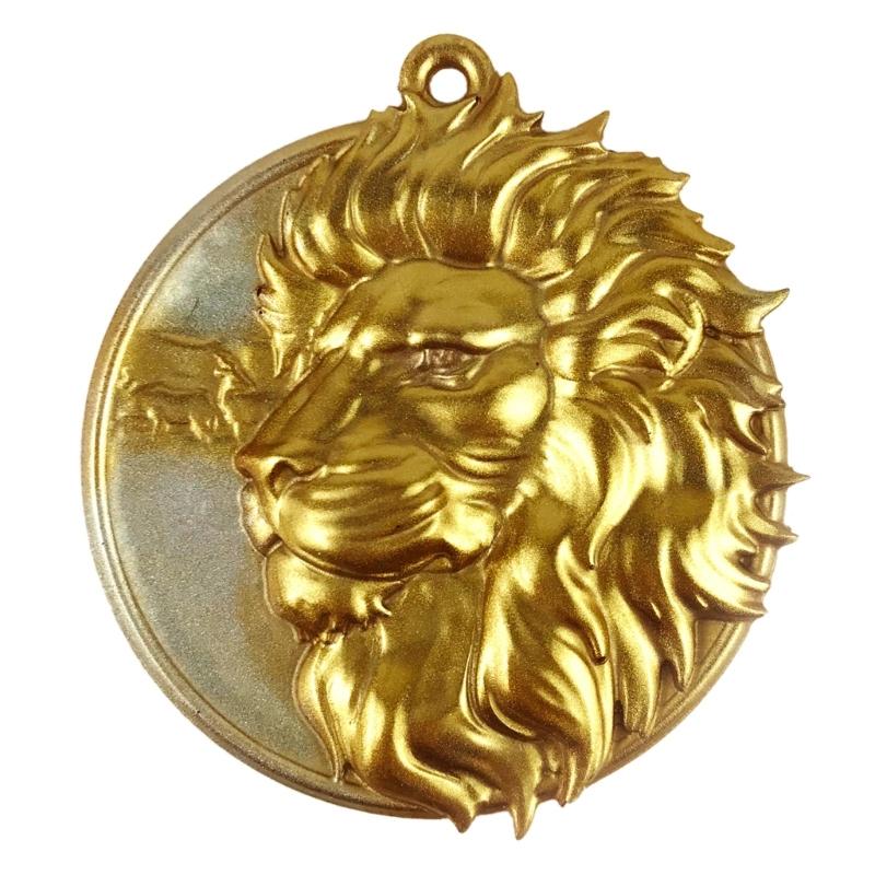 DIY Semi-stereoscopic Lionhead Keychain Silicone Epoxy Mold DIY Ornaments Pendant Crafting Mould for Valentines Gift