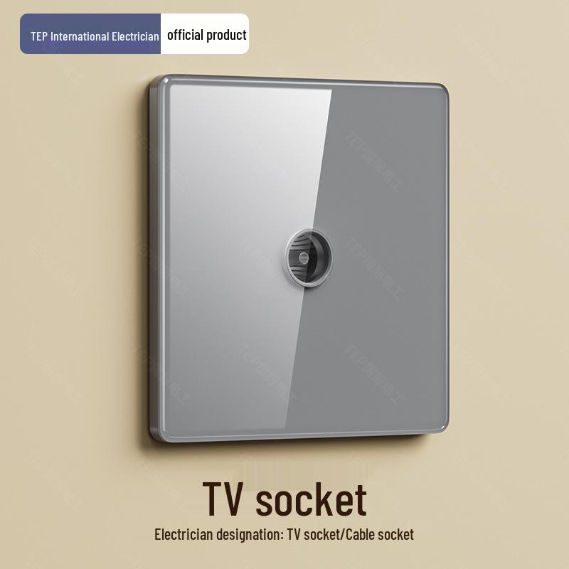 Mijia Smart Voice-Control Gray Glass Wireless Light Switch with Bluetooth