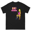 Whitewater Ski Saxophone Lady Skier Skiing T-Shirt