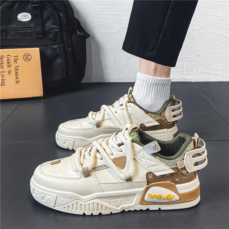 New Shoes for Men Sneakers Breathable Casual Fashionable Skateboard Shoes Male Low Top Platform Vulcanized Shoes Tenis Masculino