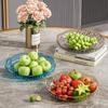 Elegant Flower-Shaped Plastic Fruit and Dessert Plate for Daily Use