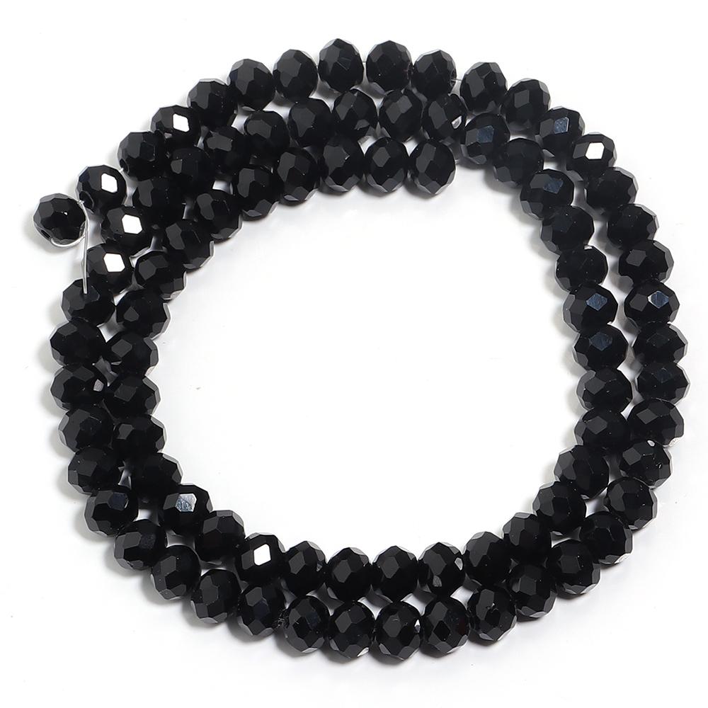 3 4 6 8 10mm Crystal Rondelle Beads Abacus Faceted Glass Loose Spacer Beads For Jewelry Making DIY Bracelet Necklace Accessories