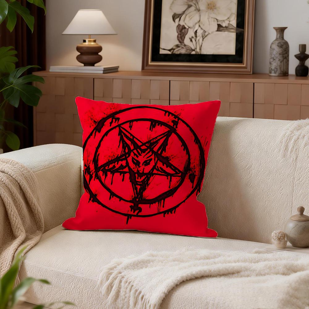 Art Pentagram Cushion Cover Cushion Cover Set 4Pcs 50X50 45X45 40X40 Pillowcase Decorative Sofa Home Decor