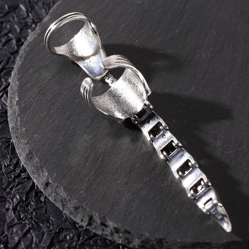 New Retro Scorpion Ring: Movable Punk Hip Hop Men's Open Ring