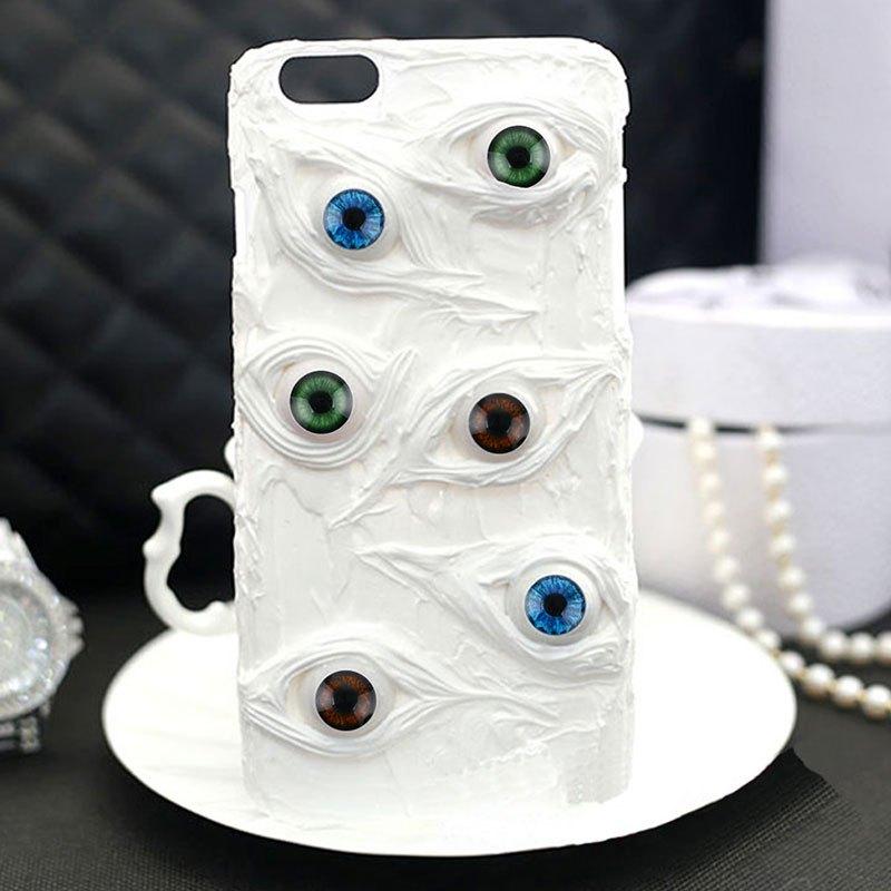 100Pcs 12mm Half Round Doll Eyes for DIY Crafts - Acrylic Eyeballs for Dolls, Bears, Halloween