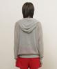 GENERALIDEA Sheer Hooded Knit Pullover [Melange Grey] / Gf2Lkp526