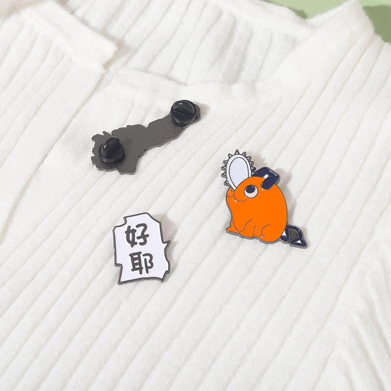 Cute Anime Cartoon Metal Badge Brooch For Fans With Unique Character Design And Aesthetic Stylish