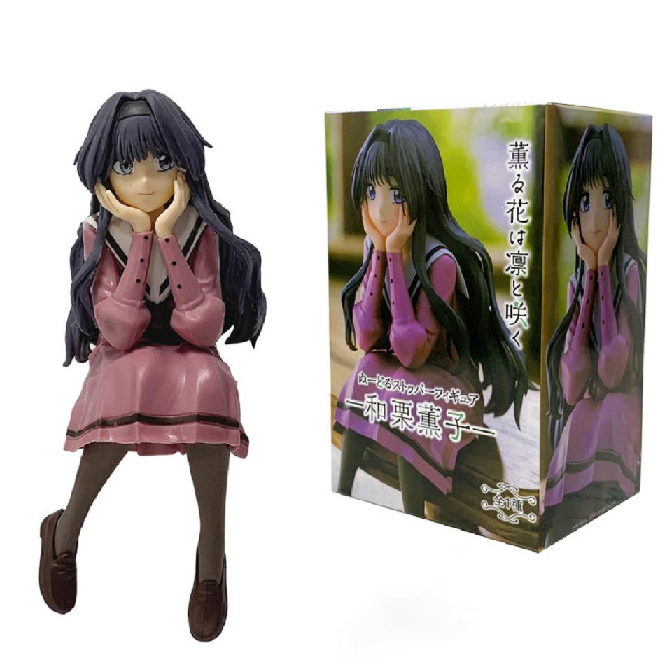 14Cm The Fragrant Flower Blooms With Dignity Anime Figure Kaoruko Waguri Noodle Stopper Figurine Desktop Model Collection Toys