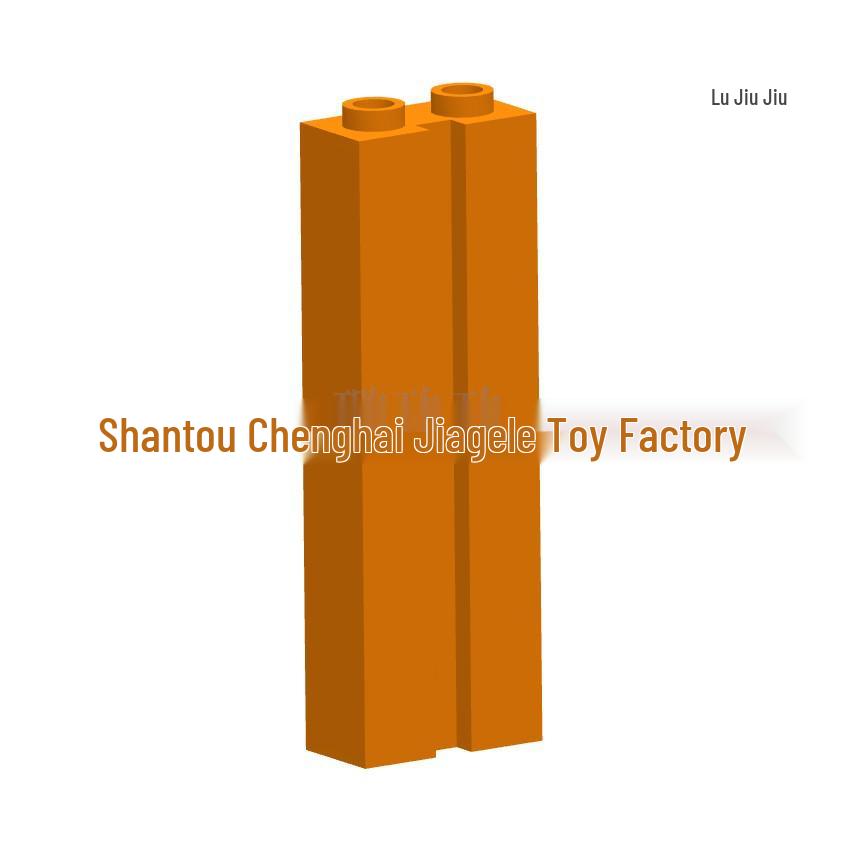 50G Min Order: Compatible MOC Building Blocks, High-Quality 88393, 1x2-5 Slotted Square Brick