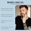 EAST MOON Men's Beard Oil - Refreshing, Light, and Comfortable Daily Care