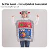 Robot Costume Polyester-Blend with Headpiece Loose-Fit for Cosplay