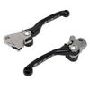 ZETA RACING YZ65 Jeu de leviers de pivot FP Noir Levier pliant vers l'avant Position réglage continu Alliage d'aluminium forgé F5054 '18-26, YZ85/LW '15-26