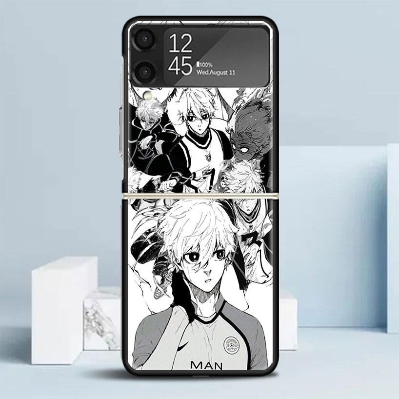 

Blue Lock Nagi Seishiro Phone Case For Samsung Galaxy Z Flip7 Flip6 5G Flip5 Flip4 Flip3 ZFlip 7 6 3 4 5 Shockproof Back Cover G Samsung Z Flip
