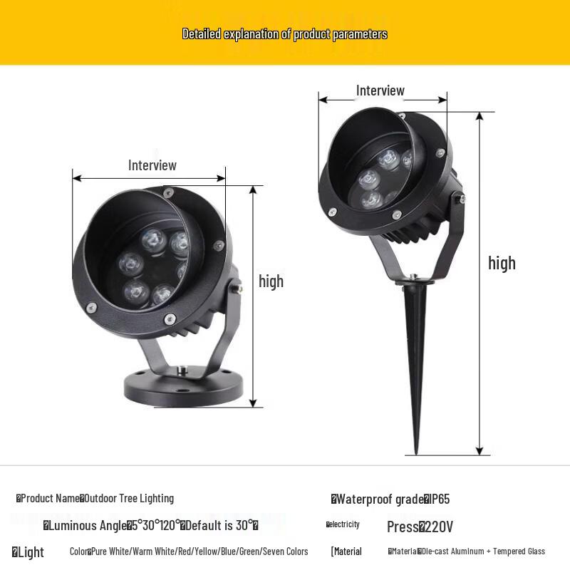 Dream Bubble LED Outdoor Landscape Spotlight