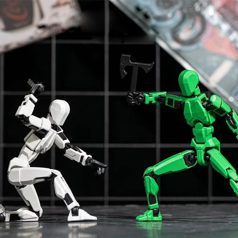 Dummy 13 Action Figure Playthings Children-Friendly Lucky 13 Multi Jointed Movable Shapeshift Robot 3D Printed Man Action Figures Children Plaything