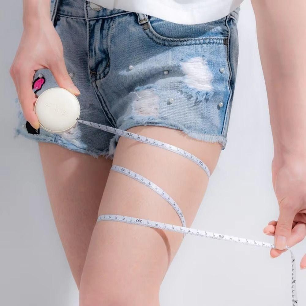 NEW PU Square Tape Measure Body Measuring Tools Mini Push Button Measuring Tape Multifunctional Retractable Tape