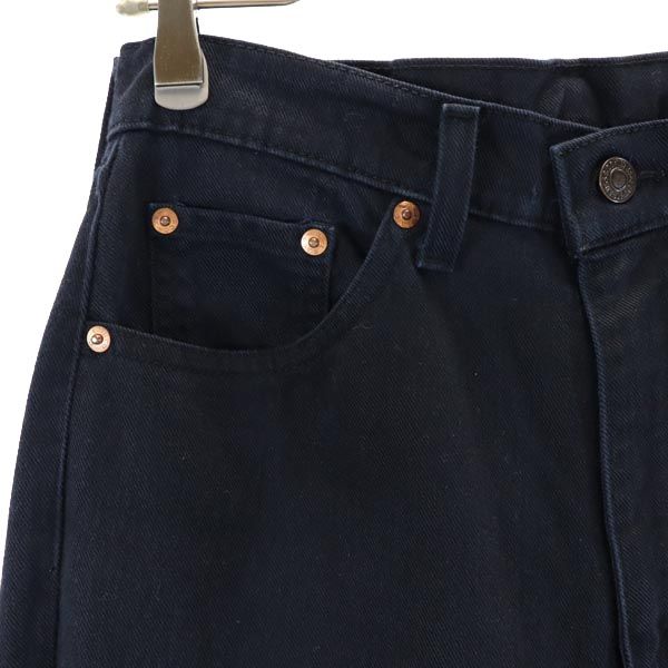 Levi's 519 Made In Japan Tapered Denim Pants W32 Navy Colored Denim Jeans Men's Used