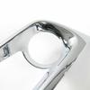 Exterior Front Head Fog Light Lamp Cover Trim Frame For Jeep Compass 2017+Chrome