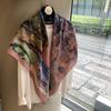 110*110cm Light Thin Square Scarf Polka Dot Silk Headscarf Fashion Beach Headscarf  for Women Girls