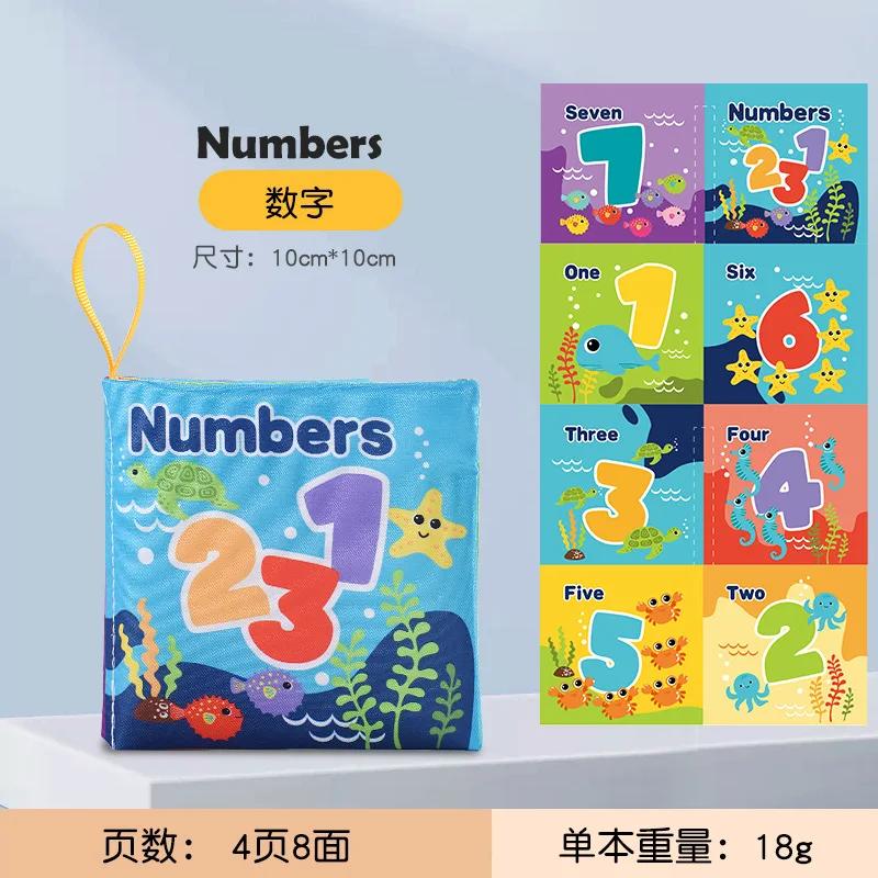 Infant Soft Cloth Book ideal for Newborns 0-12 Months 3D Animal Montessori Early Learning-Focused Sensory Plaything Kids Present