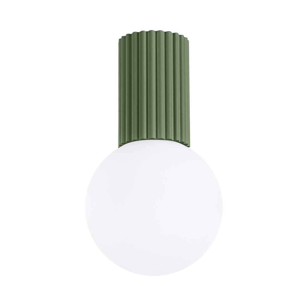Plafon Halo Ip44 1 G9 Zielony Oliwkowy Alu Sollux Sl.1723