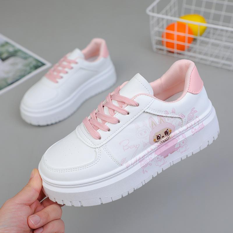 Muffin Sole Casual Little White Shoes Women's 2025 Summer New Platform Casual Shoes Versatile Niche Heightening Breathable Board Shoes
