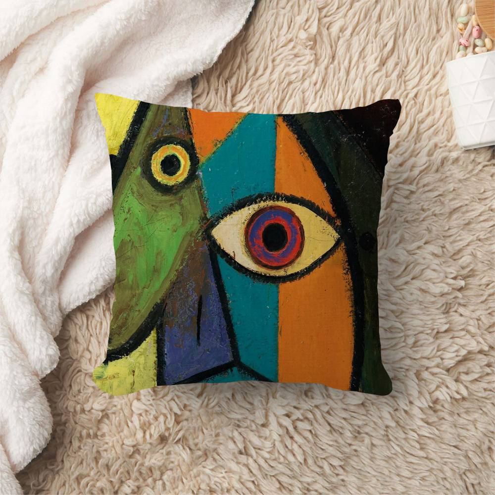 

PPicasso Style Painting Cushion Cover Pillowcase Upholstery Sofa Throw Pillow Home Decor Pillowcas 30x30 cm