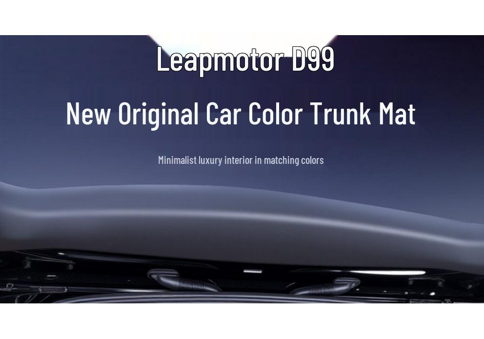Leapmotor D99 Full Coverage Trunk Mat for 2026 Seven-Seater Model