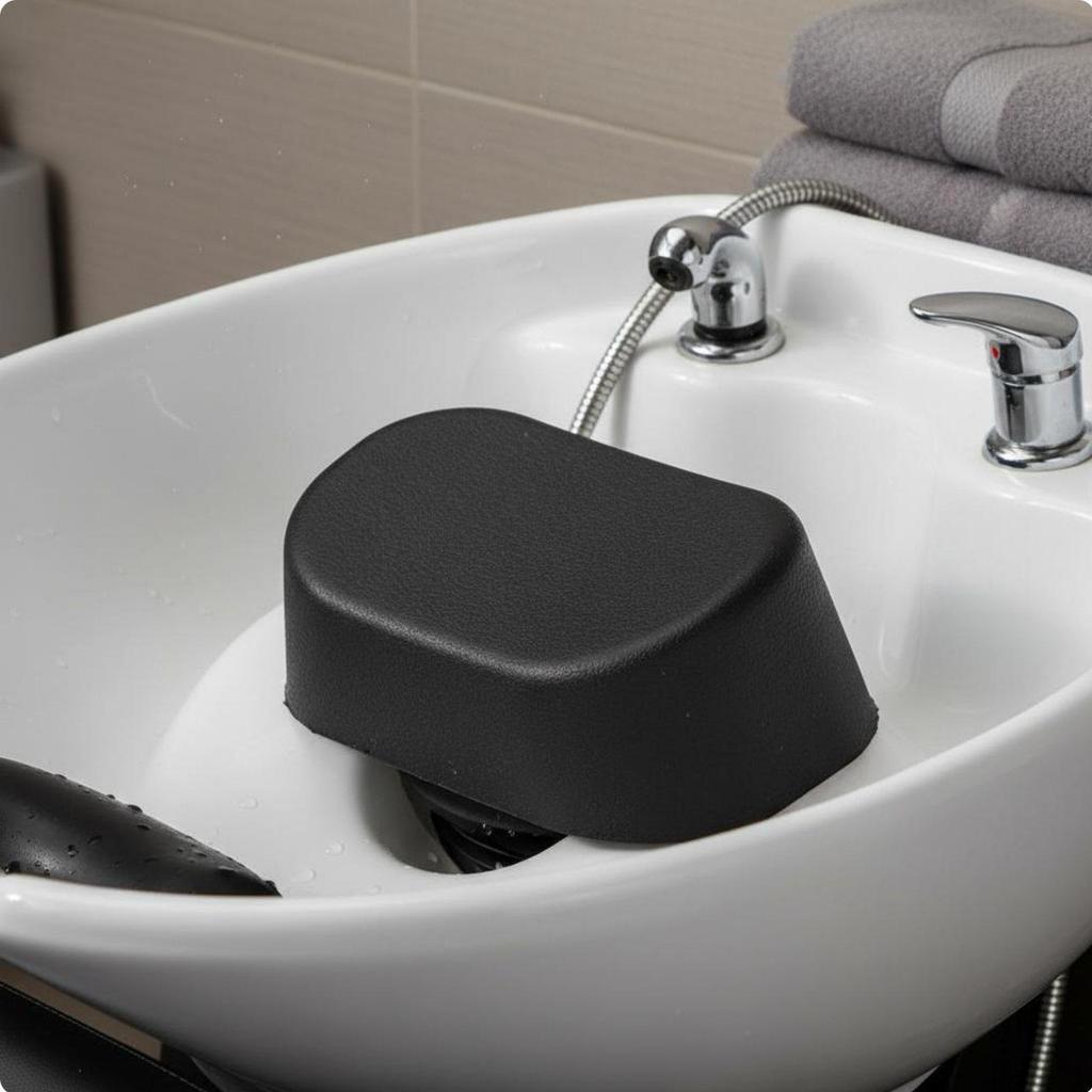 Silicone Shampoo Bowl Pillow Easy to Clean Neck Rest NonSlip Salon Sink Support