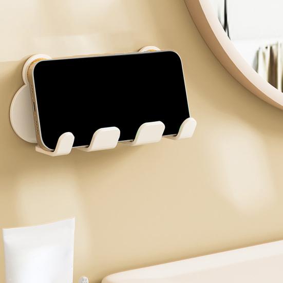 Wall Mount Power Plugs Hook No Drill Adhesive 1/2/3 Slots Plugs Holder Kitchen Appliances Charger Plugs Organizer Rack