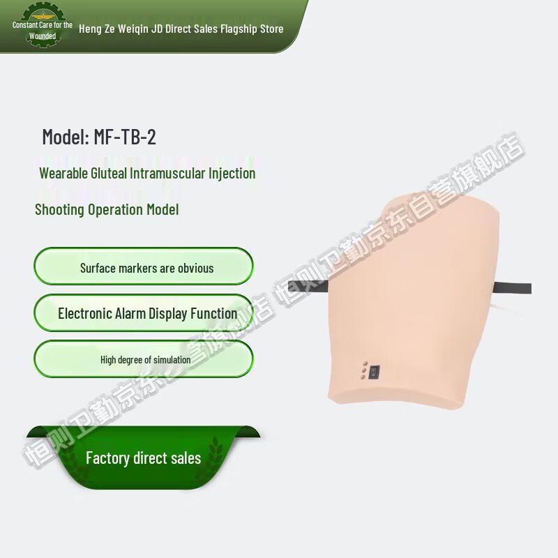 Wearable Electronic Buttock Intramuscular Injection Training Model