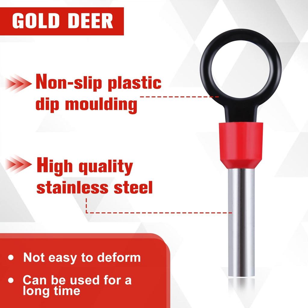 GOLD DEER 41 Piece Set Terminal Removal Tool Kit, Pin Disassembly Tool Kit, Car