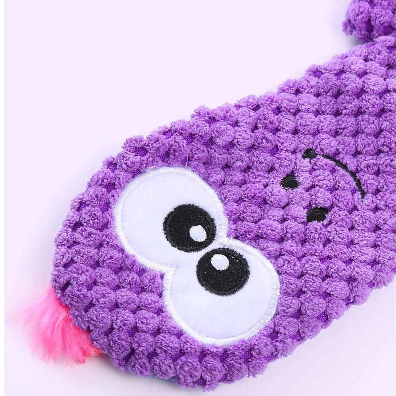 New Plush Lizard Dog Toys - Squeaky Durable Chew Toys for Puppies & Adult Dogs, Molar Teething Toys To Clean Teeth,