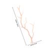 6Pcs Artificial Antler Shaped Coral Branches Light Color Fake Dry Twigs for Party Layout Props DIY Headband Branches Home Decor