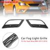 Artudatech 2X Car Front Bumper Fog Light Grilles For Seat Ibiza MK4 2013-2016 Car Accessories 2014 2015