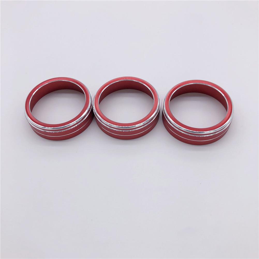 Auto-Styling für Volkswagen Tiguan L Passat B7 B8 T-ROC AC Klimaanlage Knopf-Abdeckring ( A- und B-Modelloption)