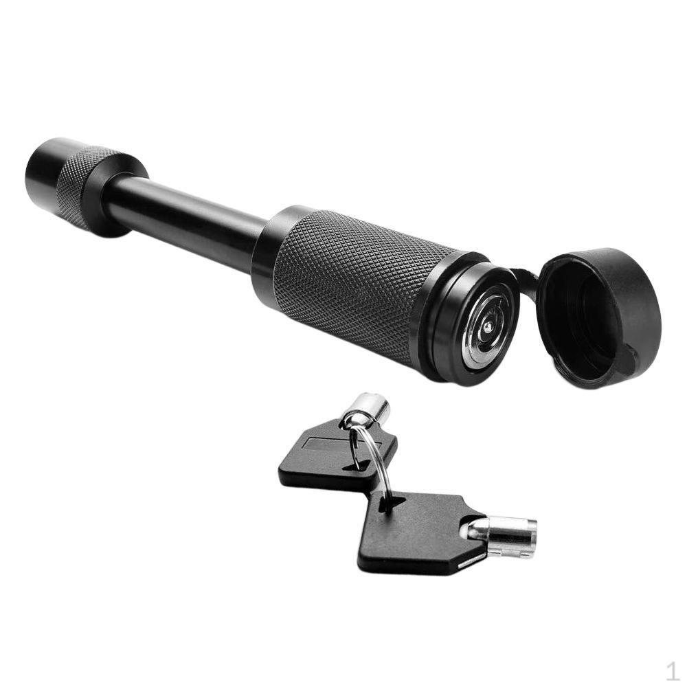 

Trailer Hitch Pin with 2 Keys Anti Robbery Coupler Accessories Tow Bar Sturdy Heavy Duty