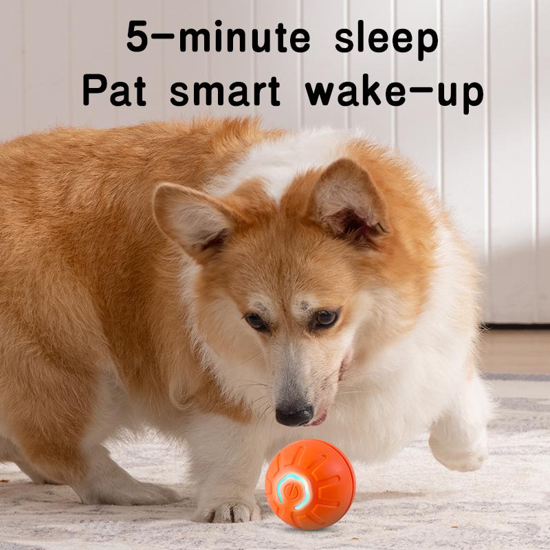 Smart Dog Toy Ball Automatic Rolling Ball Electronic Interactive Pet Toy Cat Balls Training USB for Puppy Birthday Gift Kitten Product