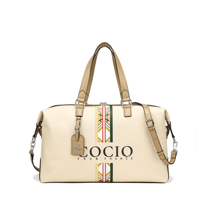 

2025 Summer New Fashion Commuter Handbag Niche High-end Large Capacity Single Shoulder Crossbody Boston Women s Bag бежевий