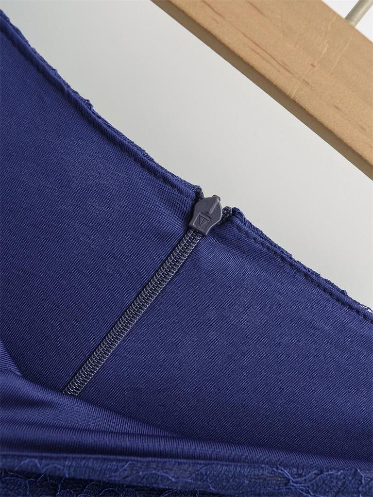 Schlankmachender Spitzen-Midirock mit hoher Taille für Damen für Frühling & Herbst