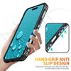 For iPhone 17 Pro Max Case PC+TPU Anti-Drop Phone Cover with Ring Kickstand