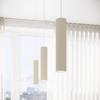 Carbon 1 beige pendant lamp