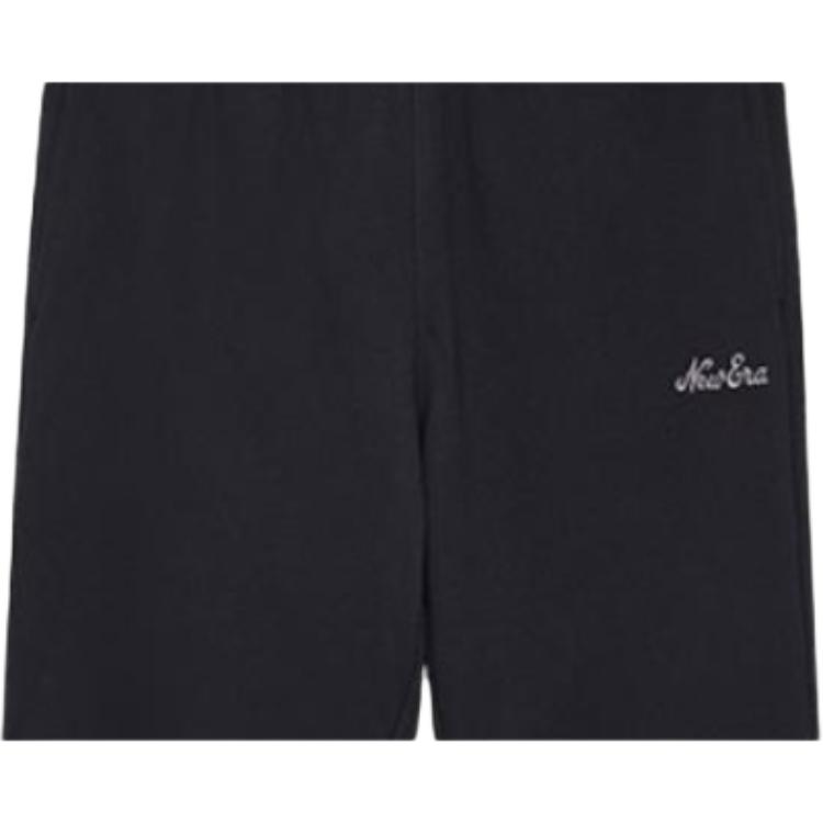 New Era FW24 Casual Comfortable Cuffed Fleece Knit Joggers Unisex Joggers Black 14409874