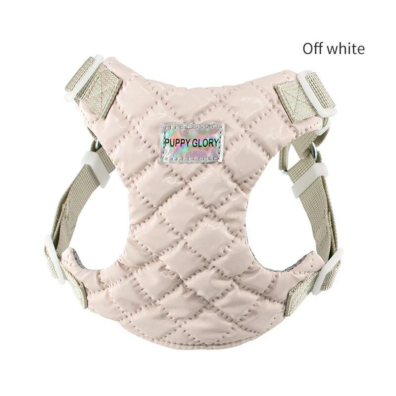 

Шлейка для собак для маленьких собак, регулируемая уличная жилетка для домашних животных, воротник, нагрудный ремень, дышащая шлейка для щенков, товары для домашних животных S бежевый