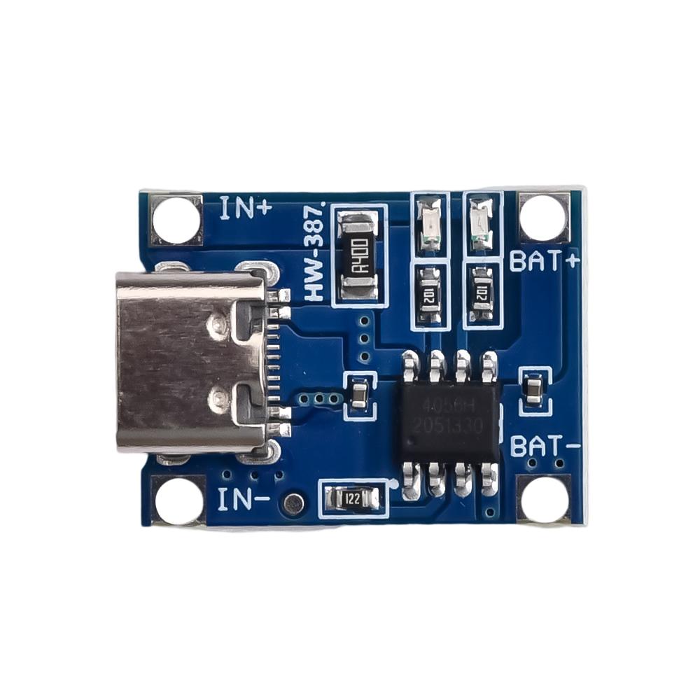 5PCS BMS 5V 1A 18650 Lithium Battery Charger Board Mini/Micro USB TYPE C Power Charging With Protection Functions