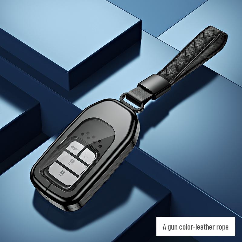 Honda Car Key Case - 10th Gen Accord, XRV, Odyssey, Civic, HR-V Zinc Alloy Shell