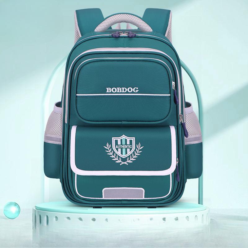 

Для учеников начальной школы 6-12 лет школьный рюкзак в британском стиле 1-6 класс водонепроницаемый защита спины светящийся большая вместимость простой рюкзак Small зелёный