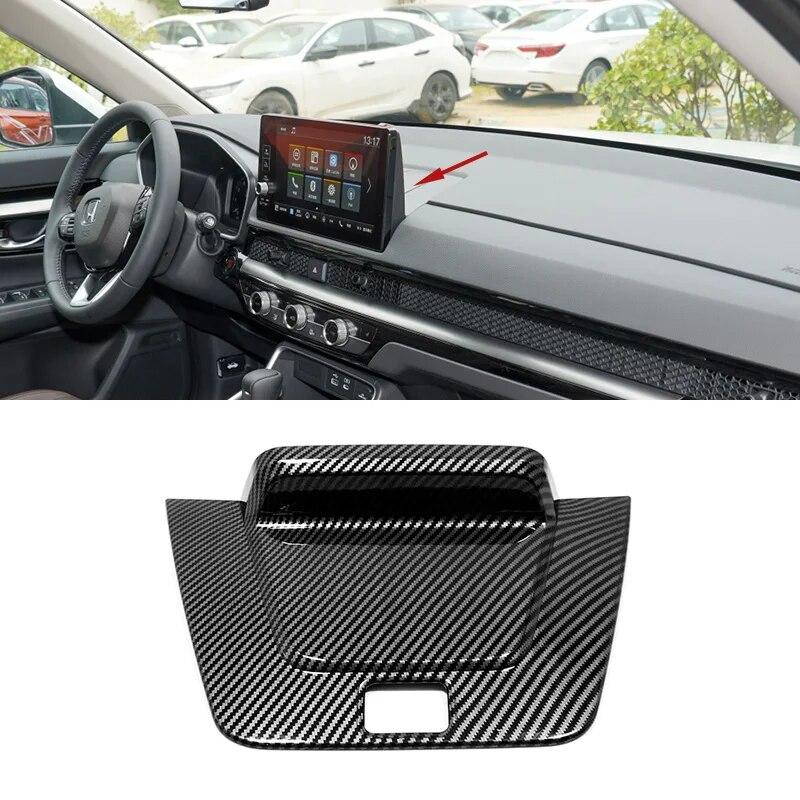 Dekorace interiéru auta Centrální ovládací panel Volant pro Honda CR-V CRV 2023 ABS Carbon Fiber Stylingové doplňky